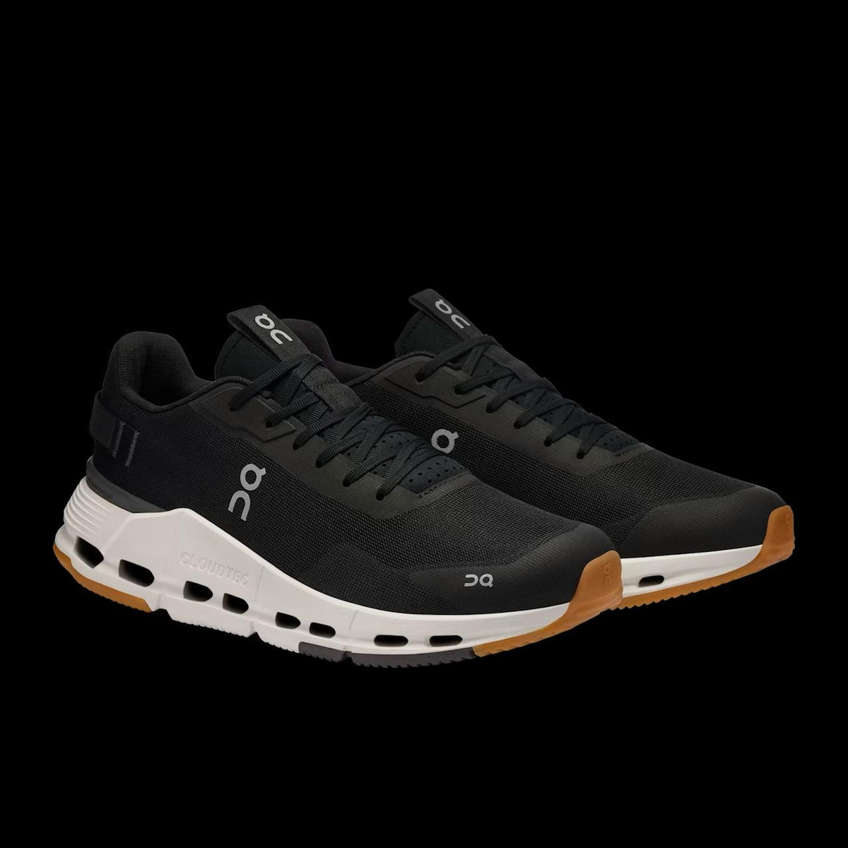 On Running Cloudnova Black & White Sneakers
